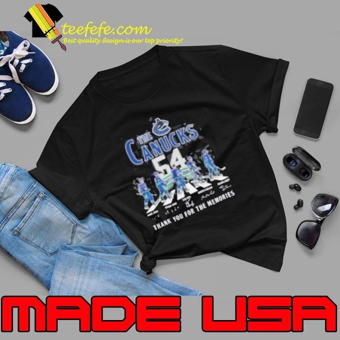 The Canucks 54 Years Of 1970 2024 Thank You For The Memories Shirt
