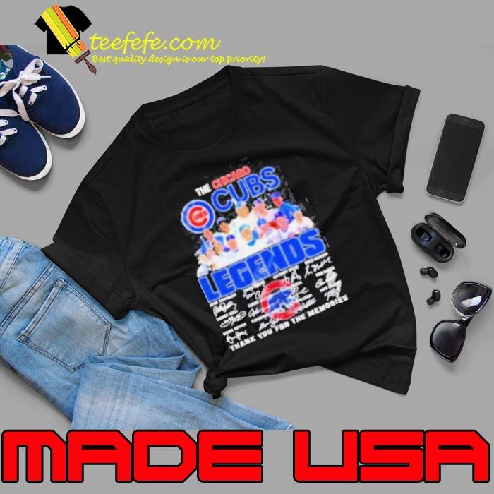 The Chicago Cubs Legends Thank You For The Memories Shirt