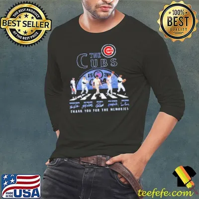 The Cubs Walking Abbey Road 148 Years Of 1876 2024 Thank You For The Memories Signatures Shirt