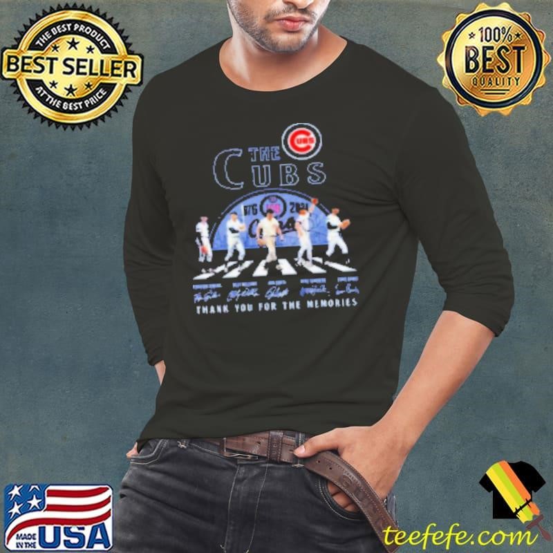 The Cubs Walking Abbey Road 148 Years Of 1876 2024 Thank You For The Memories Signatures Shirt