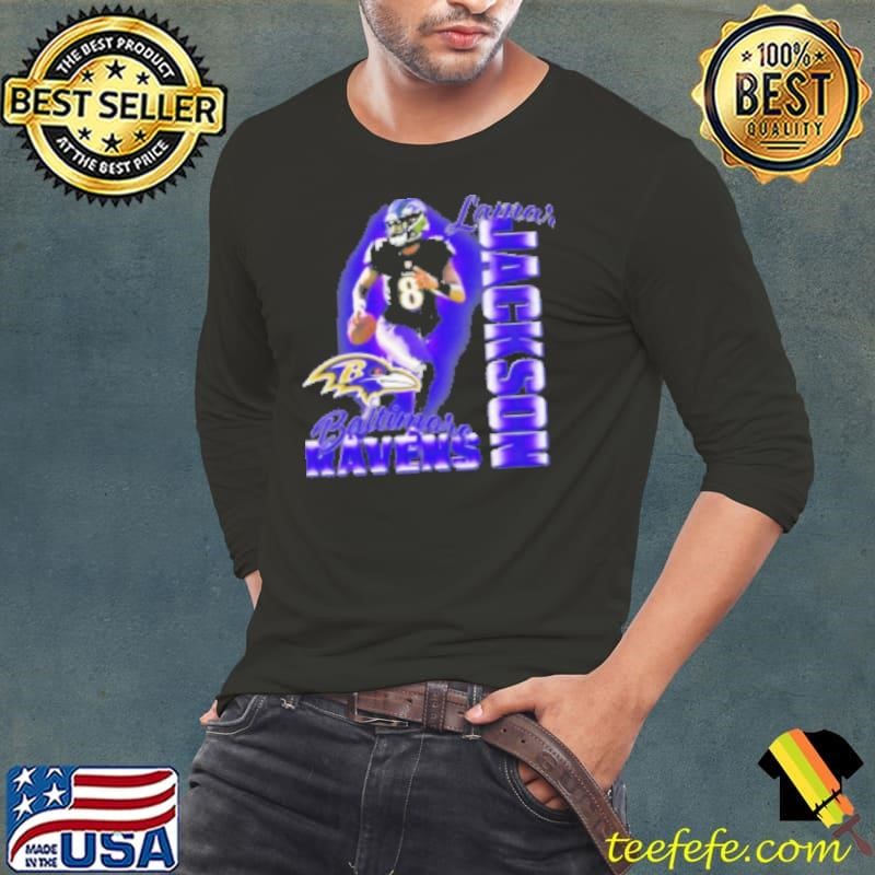 The Hottest Baltimore Ravens Lamar Jackson 90S Bootleg Long Sleeve Tee