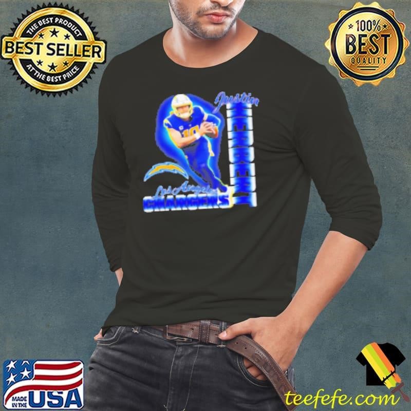 The Hottest Los Angeles Chargers Justin Herbert 90S Bootleg Long Sleeve Tee
