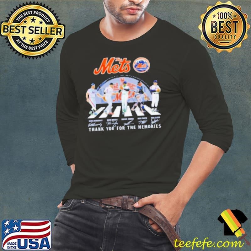 The Mets Walking Abbey Road 1962 2024 Thank You For The Memories Signatures Shirt