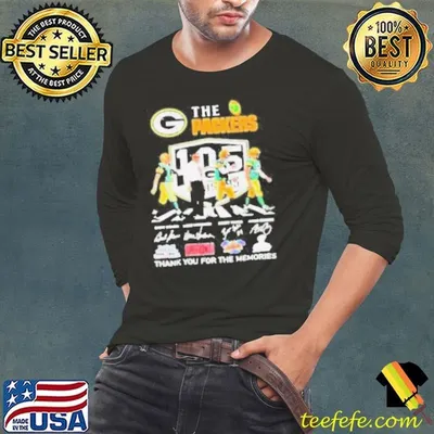 The Packers 105 Years Thank You For The Memories Women Shirt