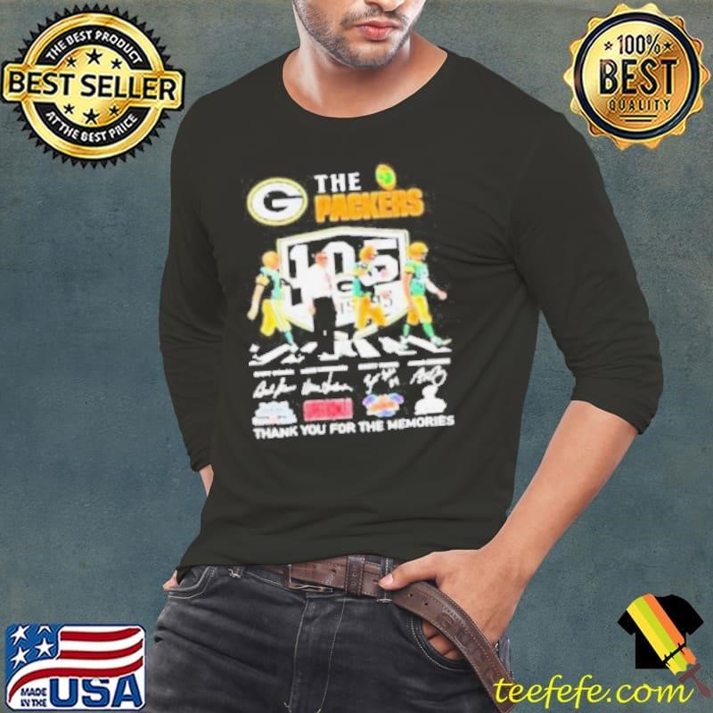 The Packers 105 Years Thank You For The Memories Women Shirt