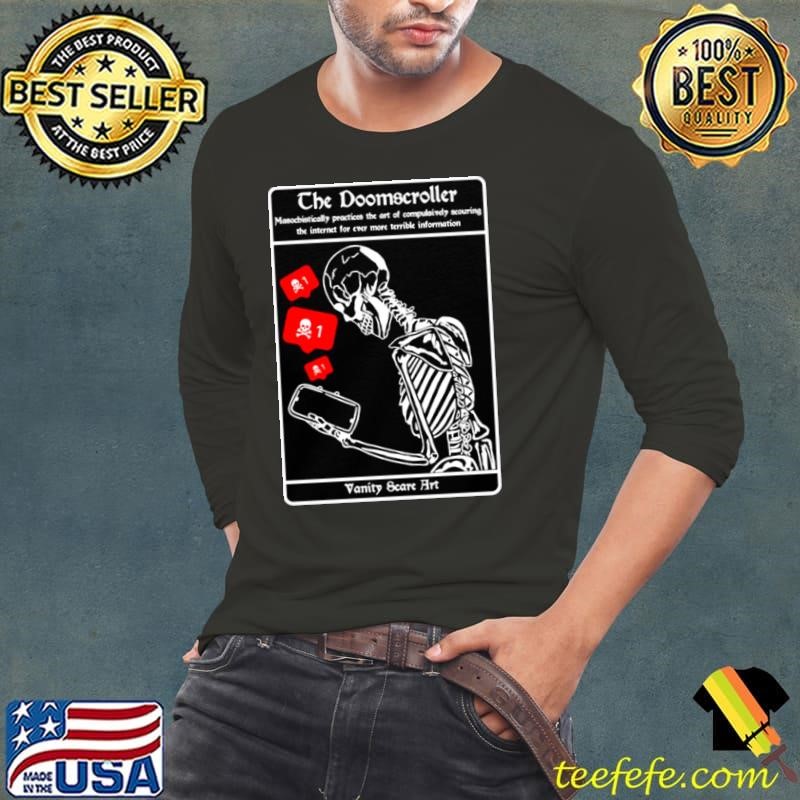 The doomscroller Vanity Scare Art Long Sleeve Tee