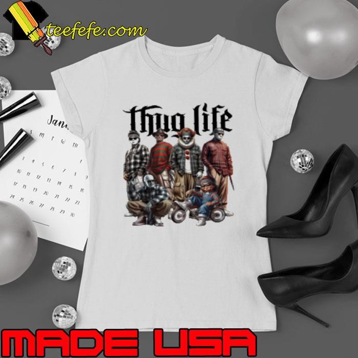 Thug Life Horror Chicano Ladies tee
