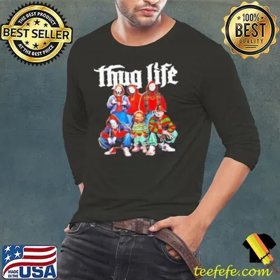 Thug Life Horror Movie Halloween Shirt