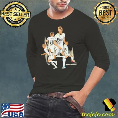 Toni Kroos German former professional footballer Vintage Collage T-Shirt