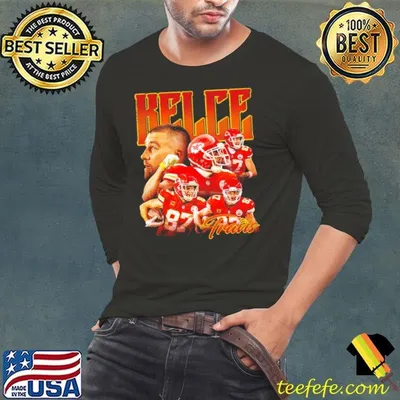 Travis Kelce American football Tight end Vintage T-Shirt