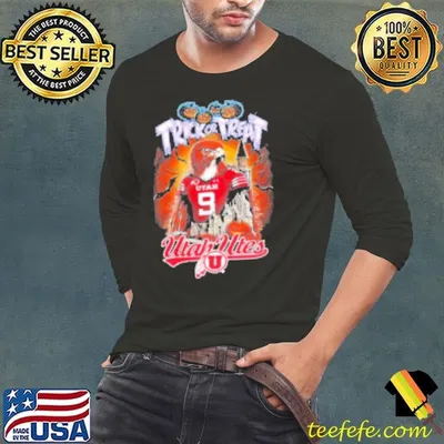 Trick Or Treat Utah 9 Character Halloween Shirt