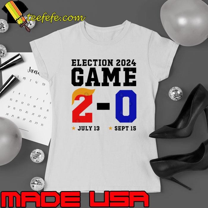 Trump 0-2 you missed again Election 2024 Game T-Shirt