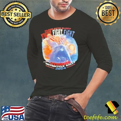 Trump blood guts glory fight fight fight sturgis motorcycle rally 2024 Shirt