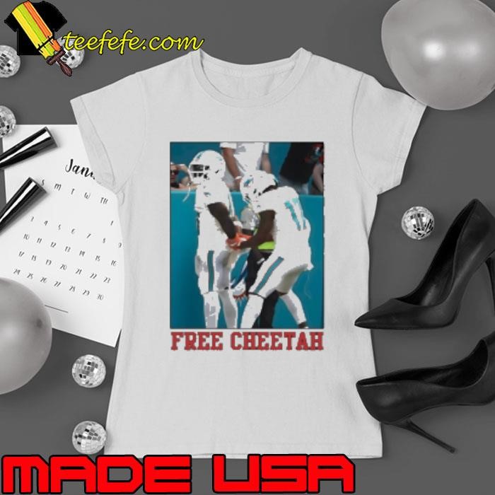 Tyreek Hill Miami Dolphins free Cheetah Ladies tee