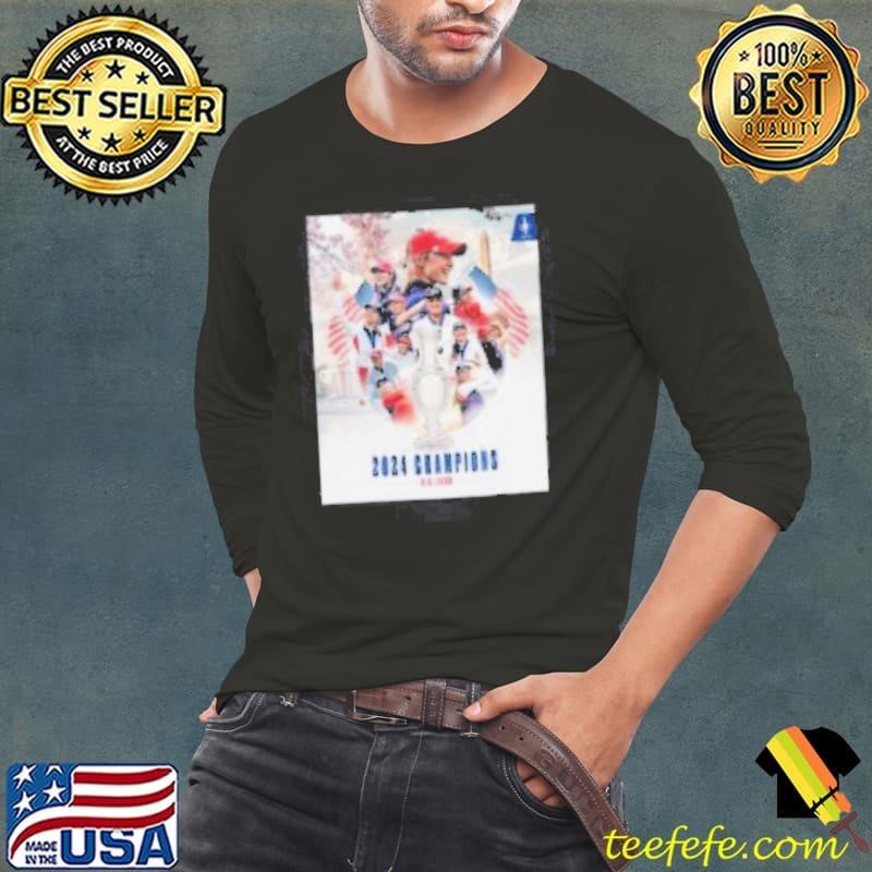 U.S. Team Golf 2024 Champions Trophy poster shirt