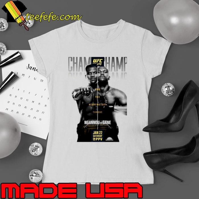 Ufc 270 Official Ngannou Vs Gane Ladies tee