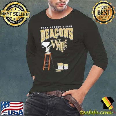 Wake Forest Demon Deacons Snoopy Painting Shirt