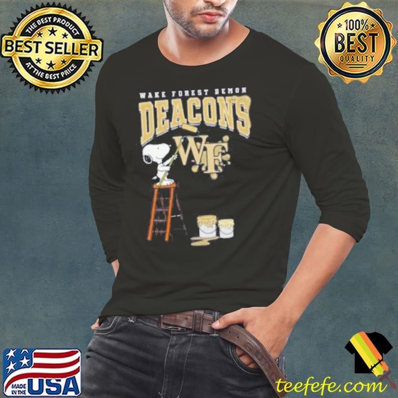 Wake Forest Demon Deacons Snoopy Painting Shirt