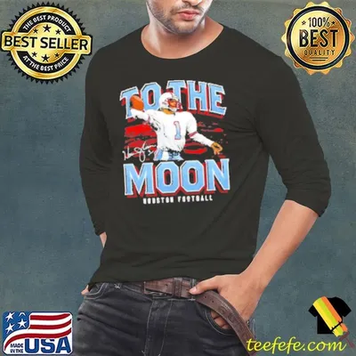 Warren Moon Houston Oilers To The Moon Signature Vintage Shirt