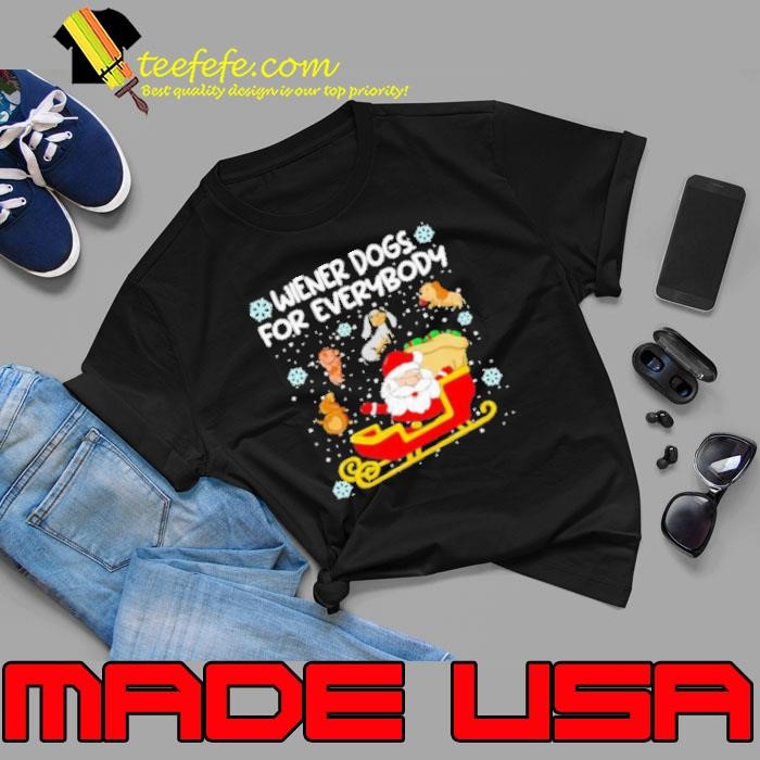 Wiener Dogs For Everybody Santa Funny Christmas Dachshund Unisex