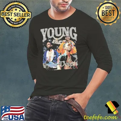 Young Dolph American rapper from Memphis Vintage Bootleg T-Shirt