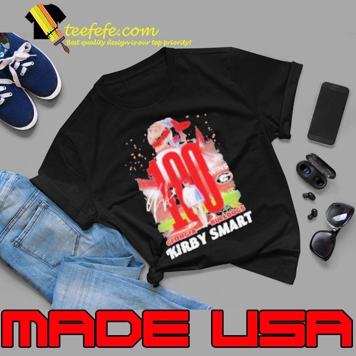 100 Wins With Kirby Smart Georgia Bulldogs Unisex