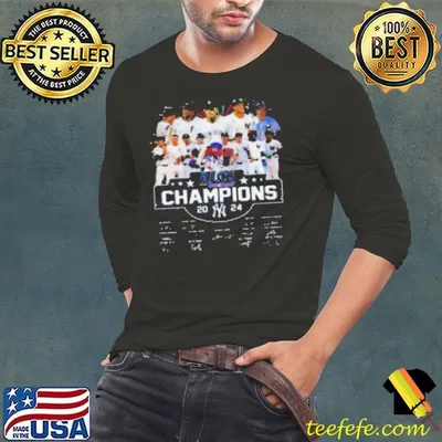 ALCS Champions 2024 New York Yankees Signatures Fireworks Shirt