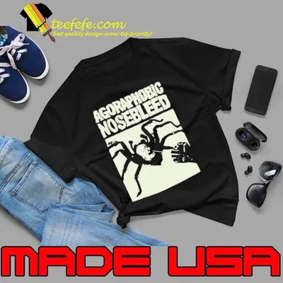 Agoraphobic Nosebleed Spider shirt
