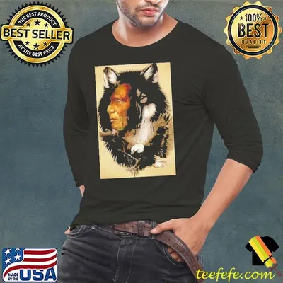 American Indian Native Wolf Eagle shirt