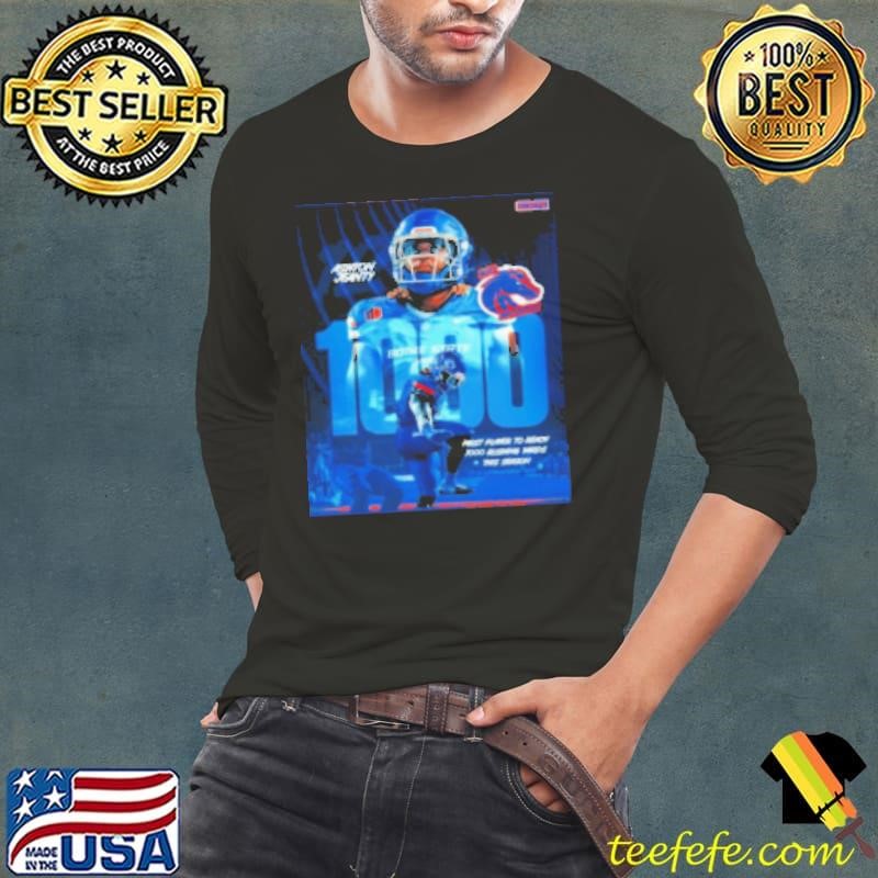 Ashton Jeanty Boise State Broncos First Players To Reach 1000 Rushing Yards This Season Shirt