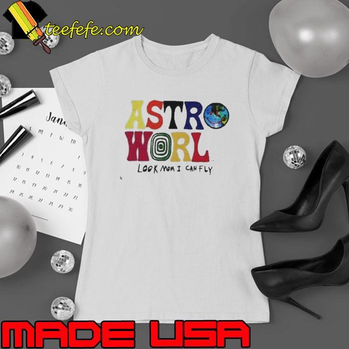 Astroworld look mom I can fly Ladies tee
