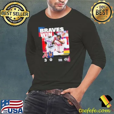 Atlanta Braves Win 3 0 New York Mets 2024 October Baseball Matchup shirt
