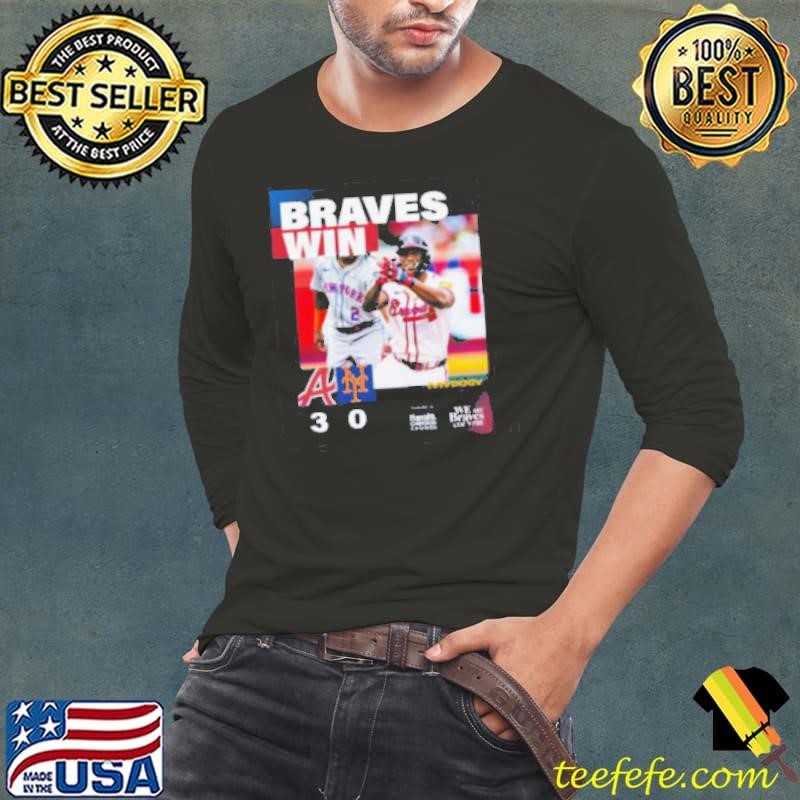 Atlanta Braves Win 3 0 New York Mets 2024 October Baseball Matchup shirt
