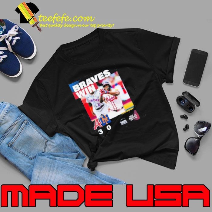 Atlanta Braves Win 3 0 New York Mets 2024 October Baseball Matchup Unisex