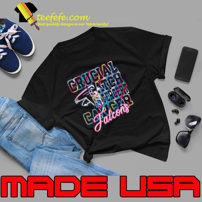 Atlanta Falcons Crucial Catch Intercept Cancer Shirts