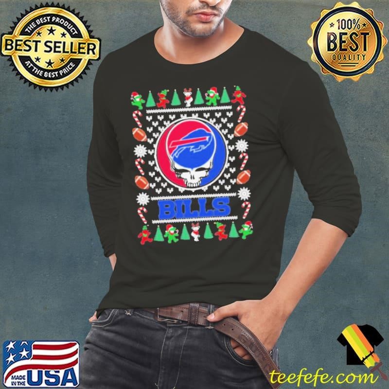 Awesome Buffalo Bills Grateful Dead Ugly Christmas shirt