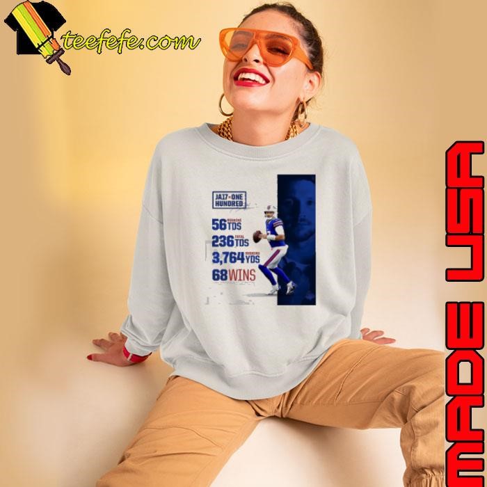 Awesome Josh Allen One Hundred Sweatshirt