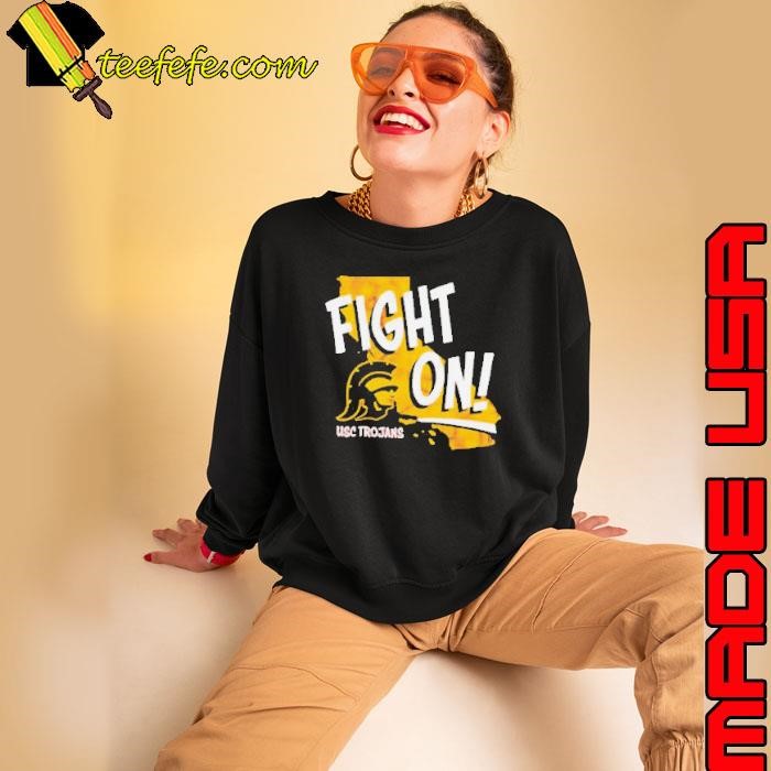 Awesome USC Trojans Fight On logo Sweatshirt