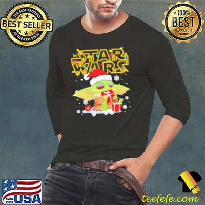 Baby Yoda Starwars Christmas gift shirt