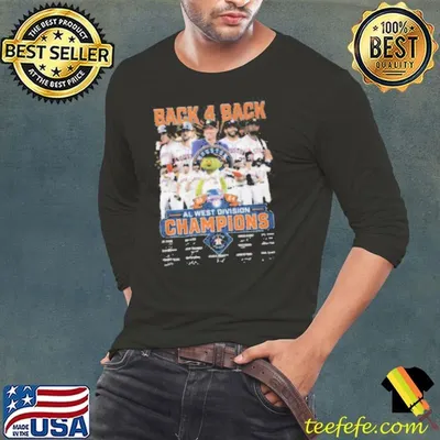 Back 4 Back Al West Division Champions H Shirt