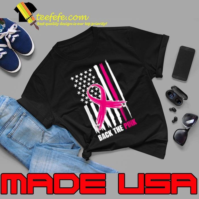 Back The Pink Breast Cancer Awareness Flag Toddler Unisex Back The Pink Breast Cancer Awareness Flag Toddler Unisex