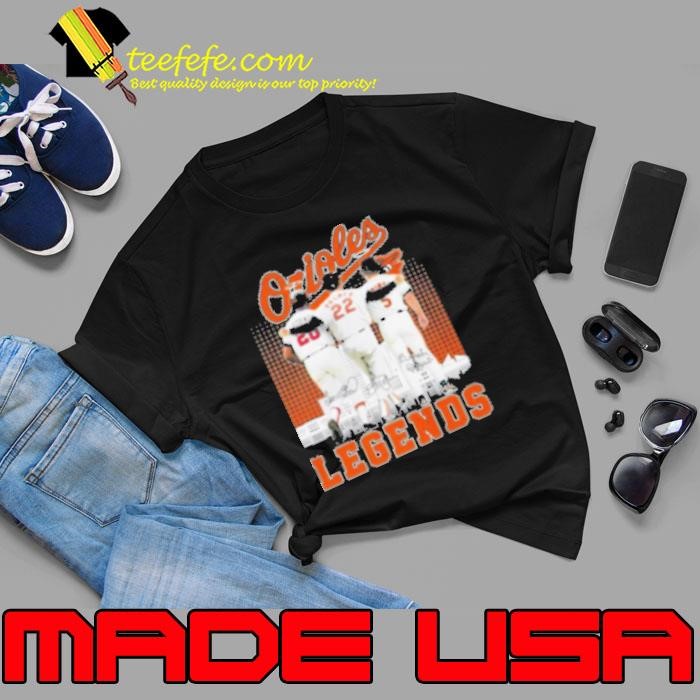 Baltimore Orioles Legends Players Patterns Signatures 2024 Unisex