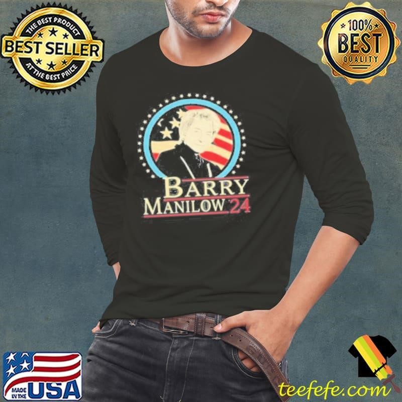 Barry Manilow Fans Gift Graphics American Flag  Shirt