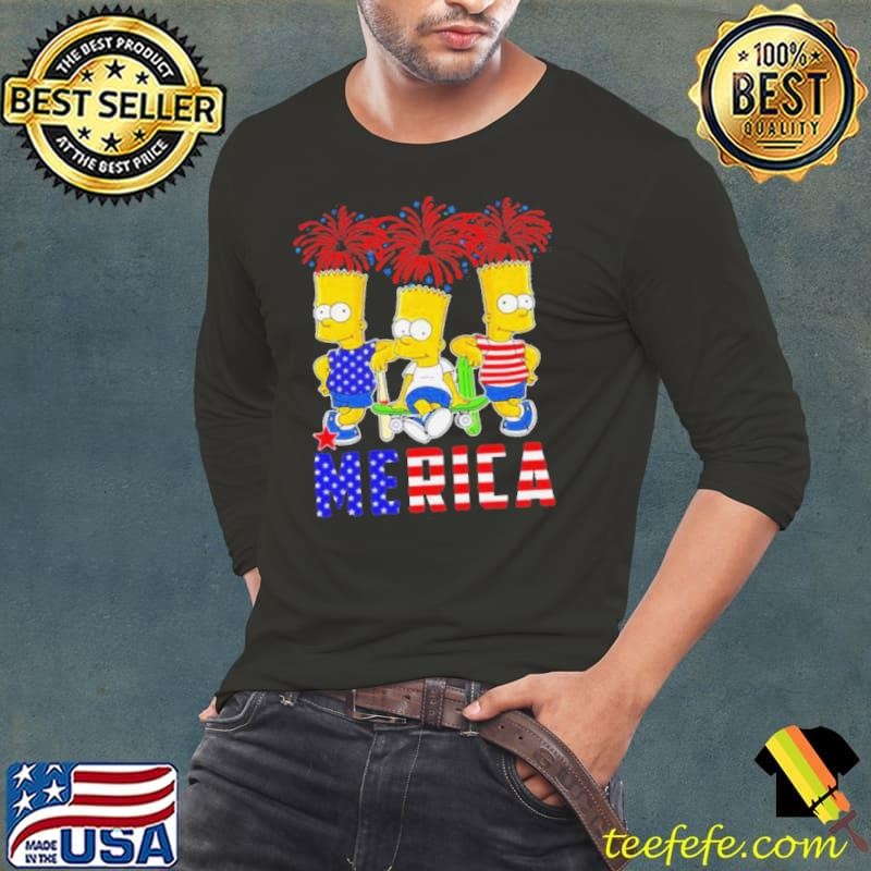Bart Simpson Happy The 4th Of July America shirt