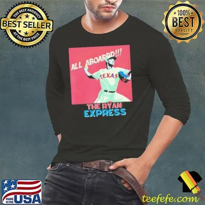 Baseball Fanatic Ryan Express Nolan Ryan MLB Texas Rangers Shirt