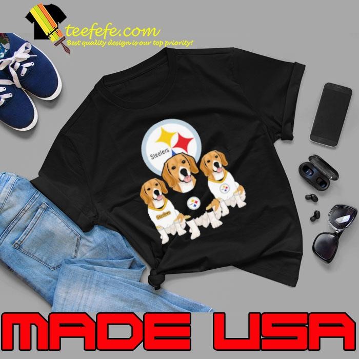 Beagle Pittsburgh Steelers Logo shirt