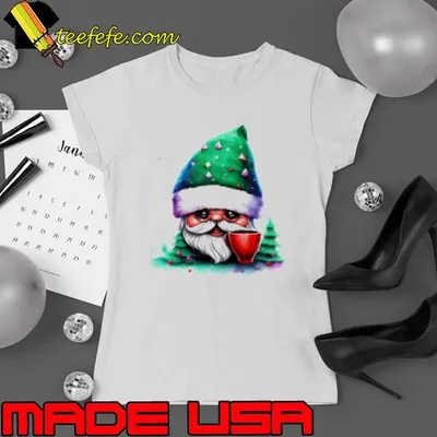 Best Cartoon gnome with red cup in front of trees Shirt