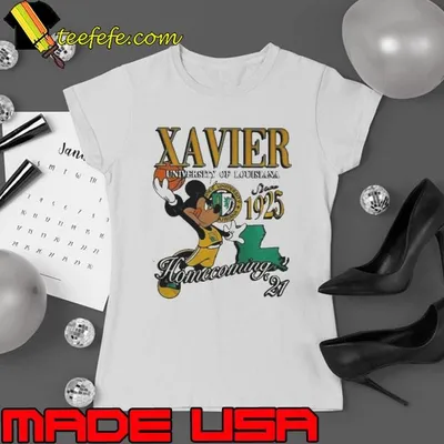 Best Mickey Mouse Xavier University Of Louisiana Since 1925 Homecoming 2021 Shirt