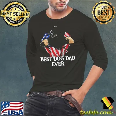 Blood inside Me American flag best dog dad ever shirt
