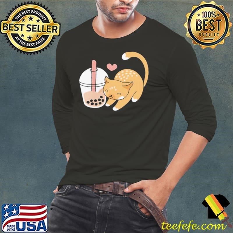 Boba Tea Kawaii Cat Bubble Tea shirt